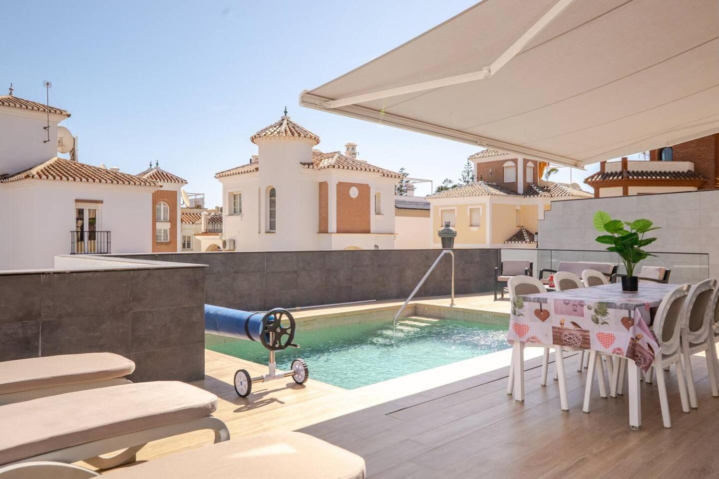 Villa Antonia Mar - Private & Heated Pool - Punta Lara نيرخا المظهر الخارجي الصورة