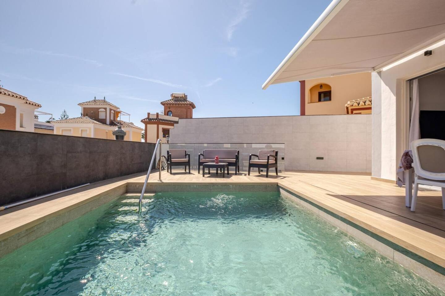Villa Antonia Mar - Private & Heated Pool - Punta Lara نيرخا المظهر الخارجي الصورة